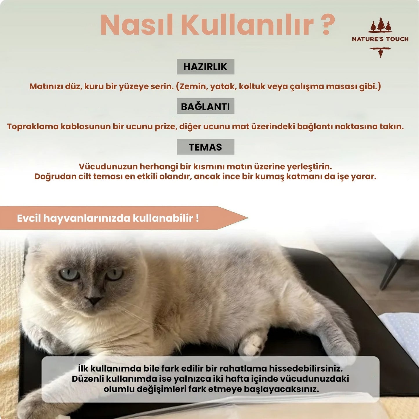 Nature's Touch™ Topraklama Matı